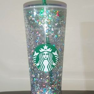 Starbucks glitter snowglobe tumbler
